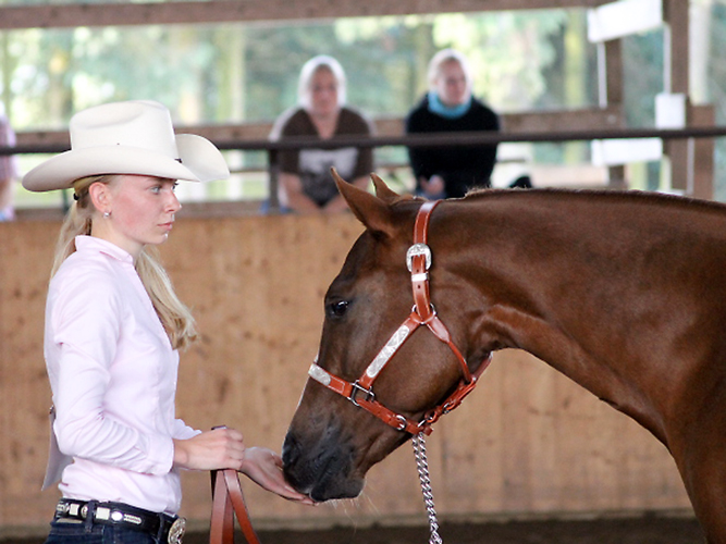 Miss Ada Power und Isabell Marr zur DQHA Stutenschau auf der Circle L Ranch Wenden