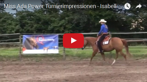 Isabell Marr Westerntraining Miss Ada Power Ranch Riding Trail