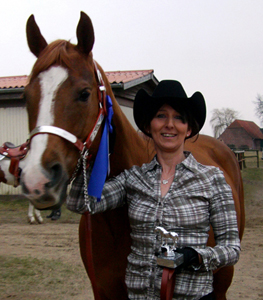 Miss Ada Power und Claudia in der EWU Showmanship at Halter